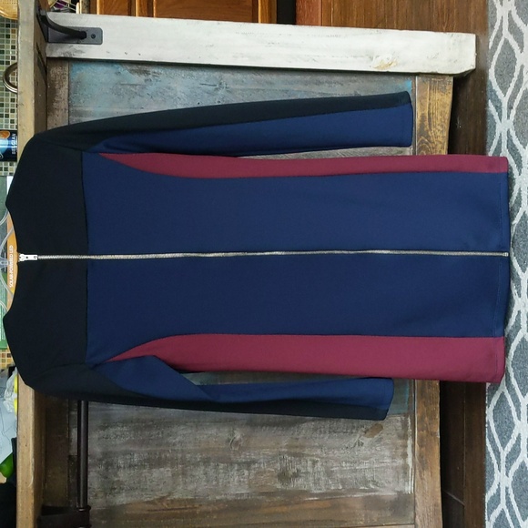 Romeo+Juliet Couture Color Block Long Sleeve Dress - Medium - Picture 6 of 6